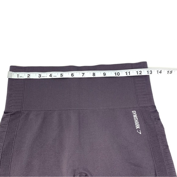 Gymshark Energy Seamless Cropped High waisted Leggings 'Slate Lavender' Size M - Picture 8 of 15